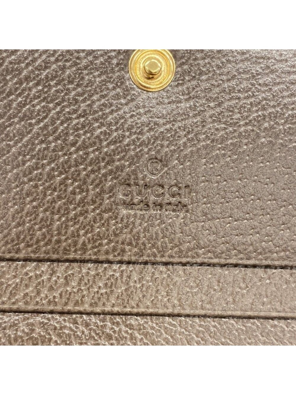 Gucci Wallet Ophidia Brown Gold - Picture 4 of 6